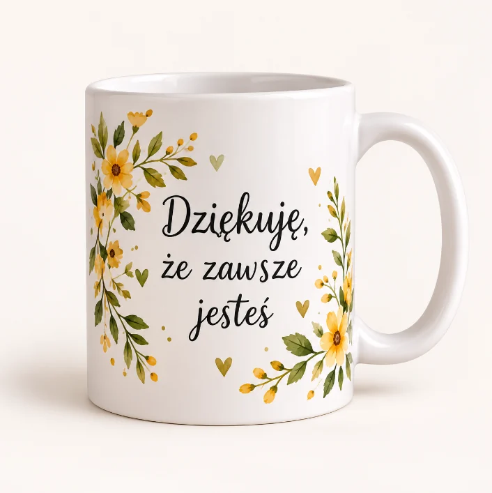 Kubek „Dziękuję, że zawsze jesteś”