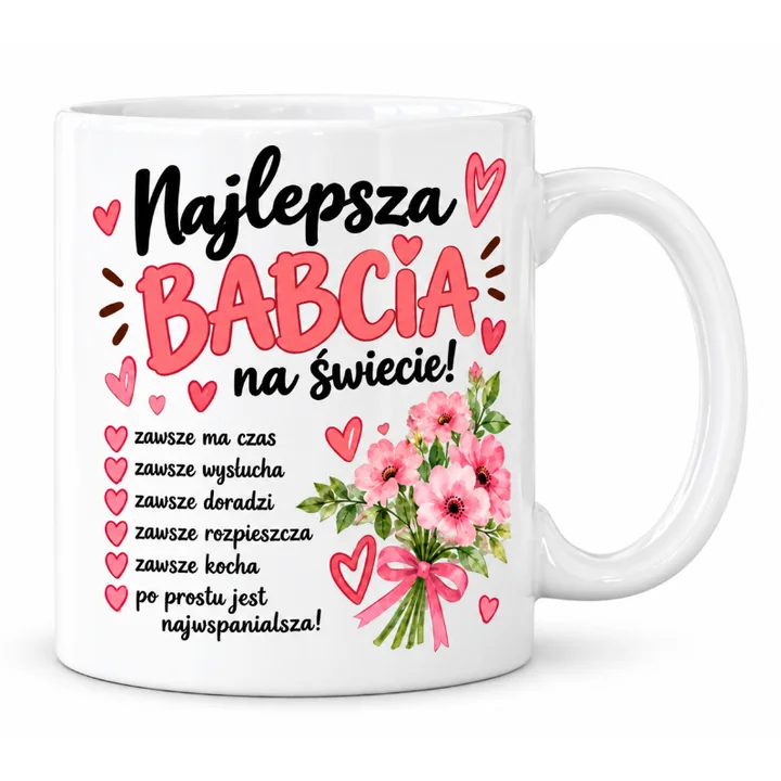 Kubek „Najlepsza Babcia na Świecie”