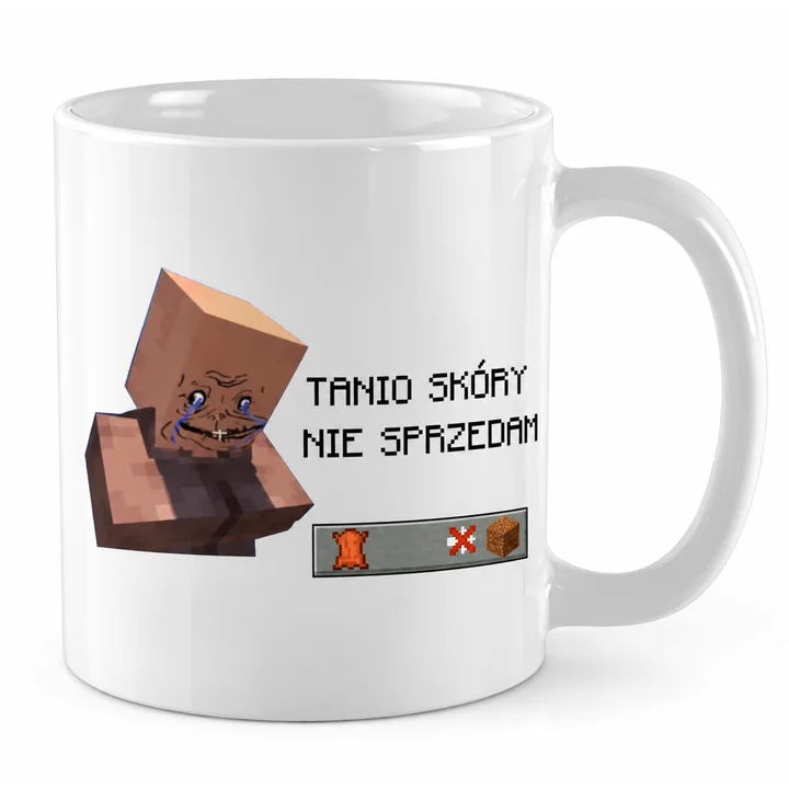 Kubek na kawę TANIO SKÓRY NIE SPRZEDAM
